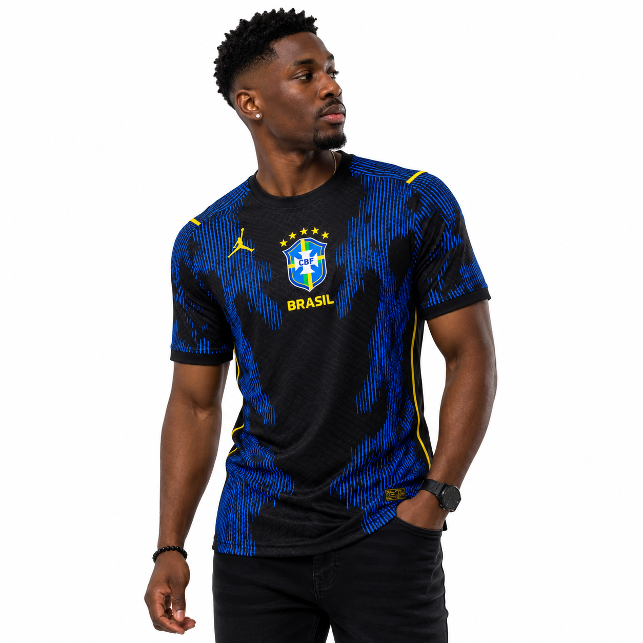 Brazil Away National Football Team Jersey