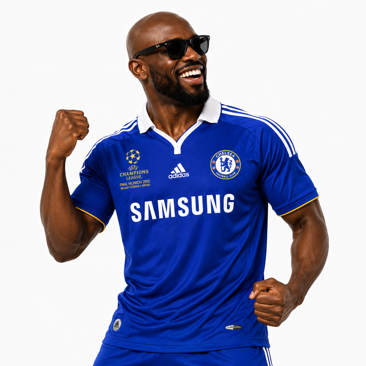 Chelsea FC 2008 UEFA Champions League Final Home Retro Football Jersey