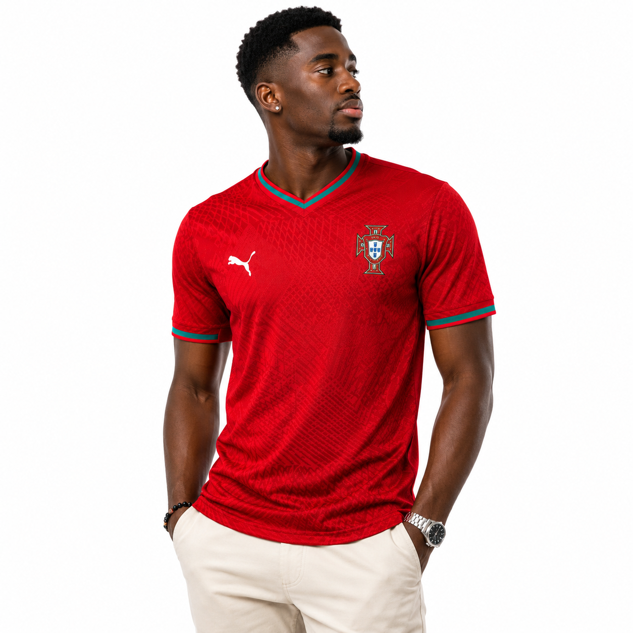Portugal Home National Football Team Jersey