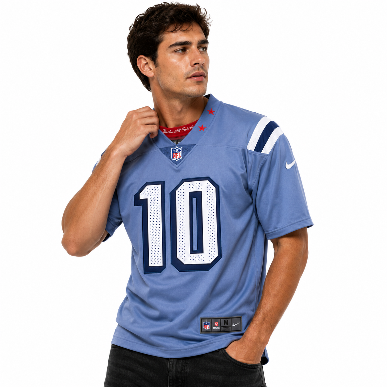 New England Patriots Heritage Blue #10 Fan Edition NFL Jersey