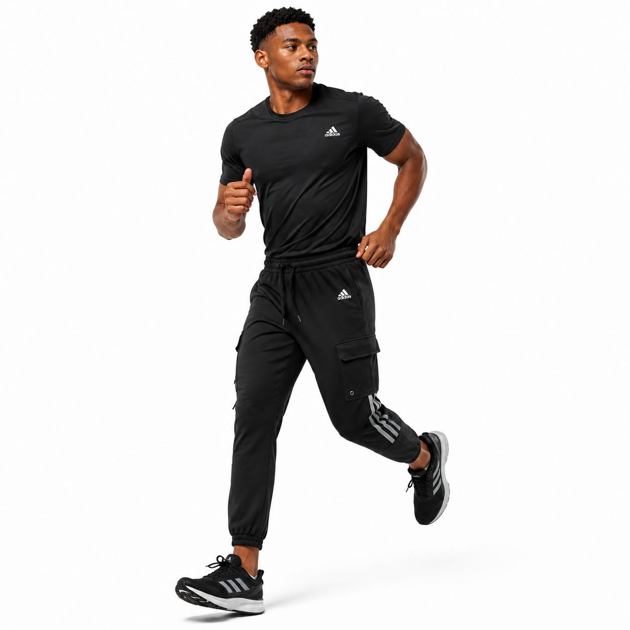 Tactical Stripe Cargo Performance Joggers