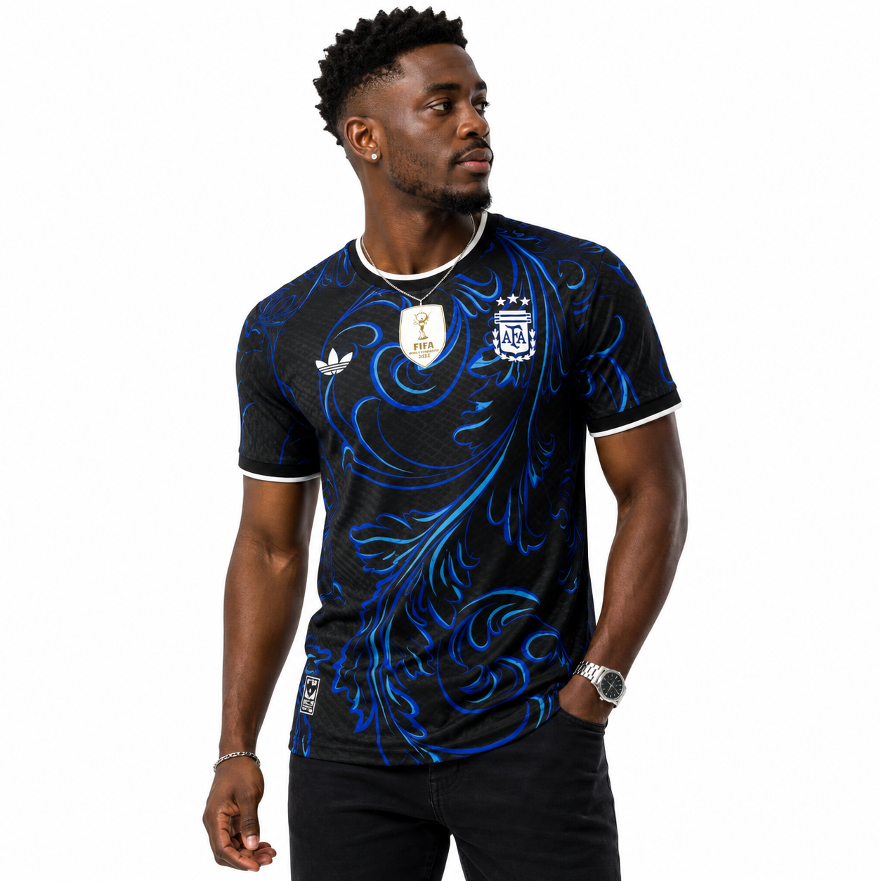 Argentina Away National Football Team Jersey