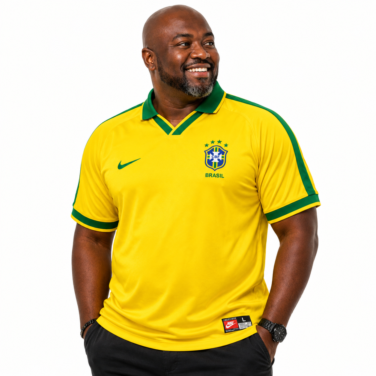 Brazil 2002 Home Retro Football Jersey