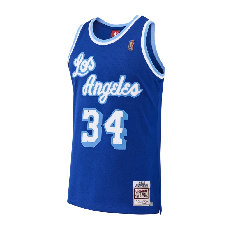Hardwood Classics Edition (Shaquille O’Neal era throwback) Away Jersey (Blue Hardwood Classics)