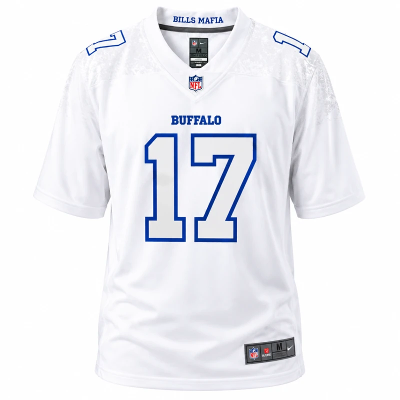 Buffalo Bills Buffalo Bills White #17 Fan Edition NFL Jersey