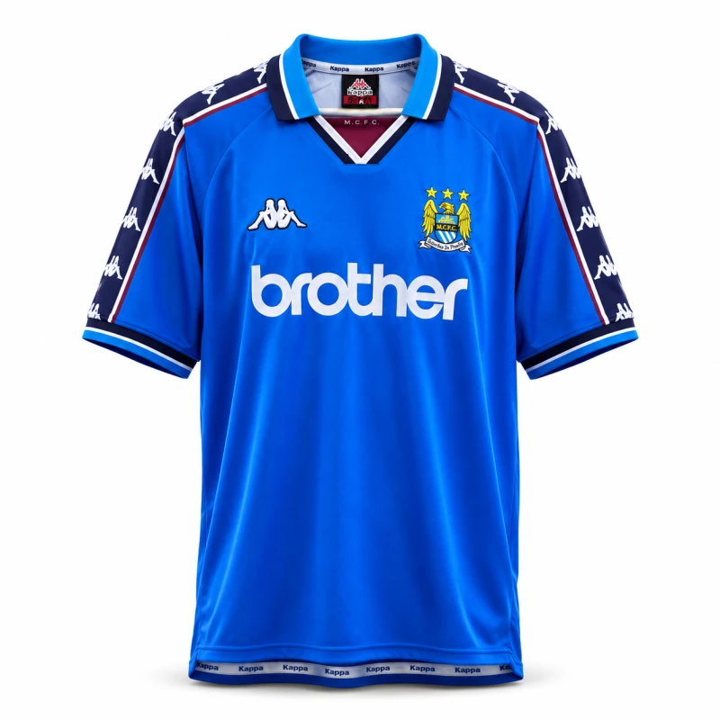 Manchester City 1997/99 Away Retro Football Jersey
