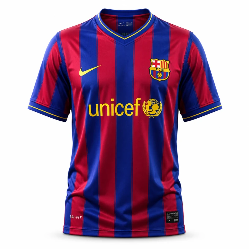 FC Barcelona 2010/11 Home Retro Football Jersey
