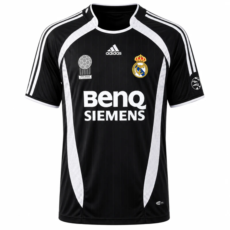 Real Madrid 2006/07 Away Retro Football Jersey