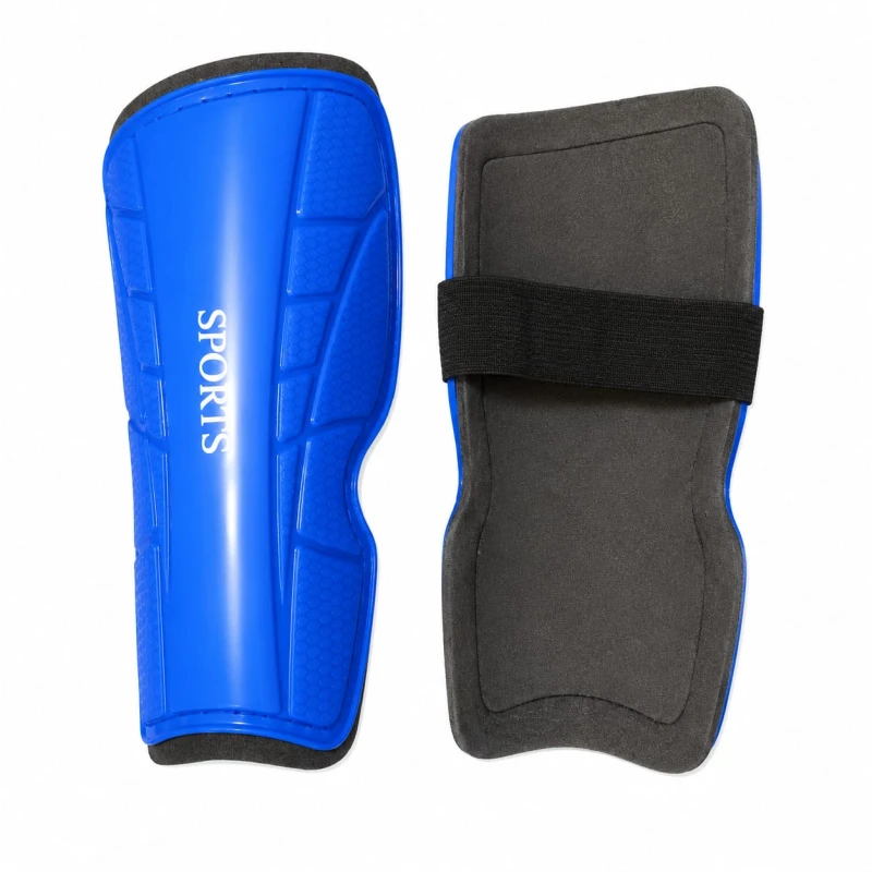 Football Shin Guards with Elastic Retention Strap