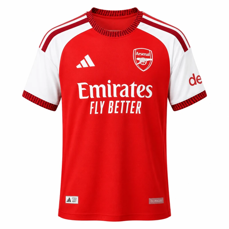 Arsenal FC 2026/27 Home Jersey Players Version