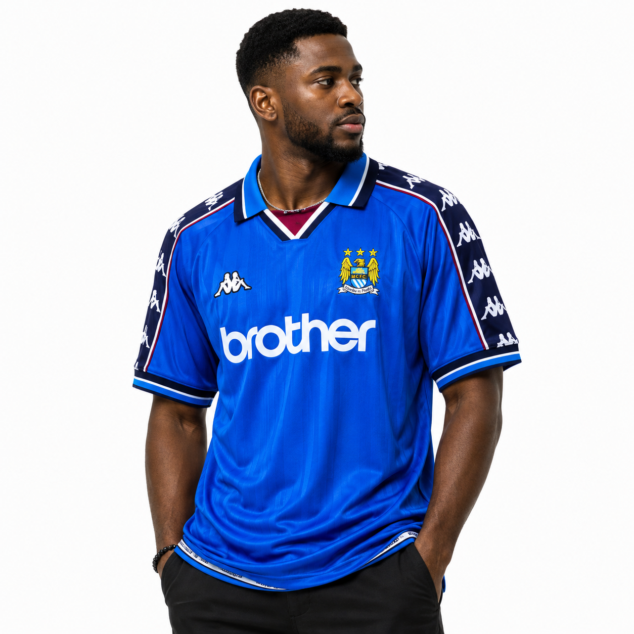Manchester City 1997/99 Away Retro Football Jersey